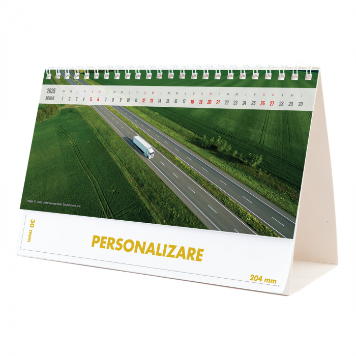 Calendar de birou Camioane, 12 file, CD [8]