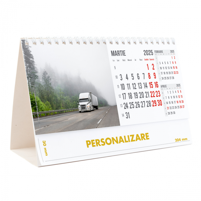 Calendar de birou Camioane, 12 file, CD [7]