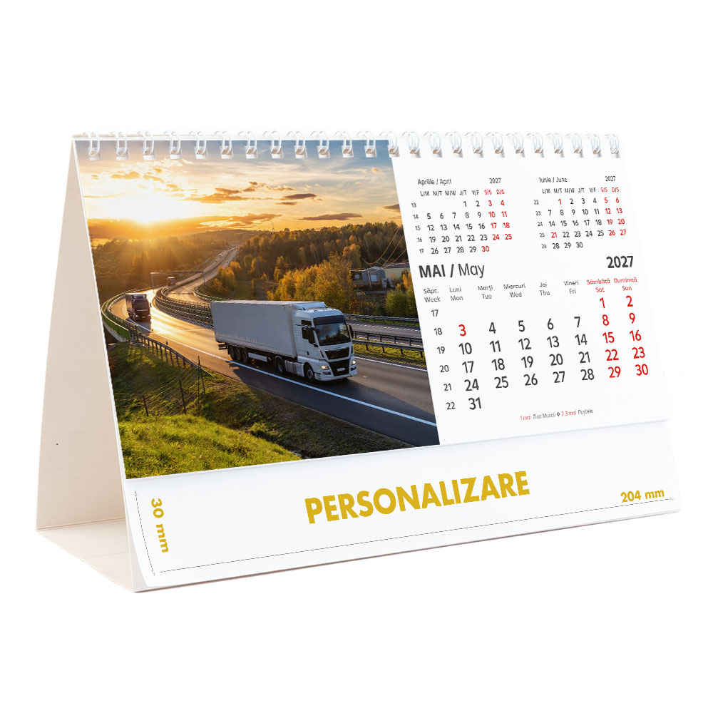 Calendar de birou Camioane, 12 file, CD [11]