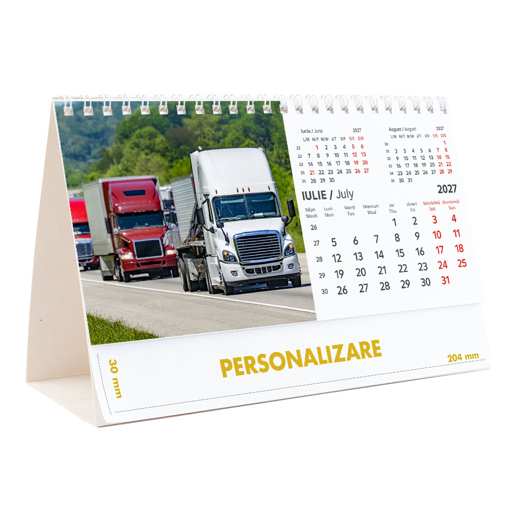 Calendar de birou Camioane, 12 file, CD [15]