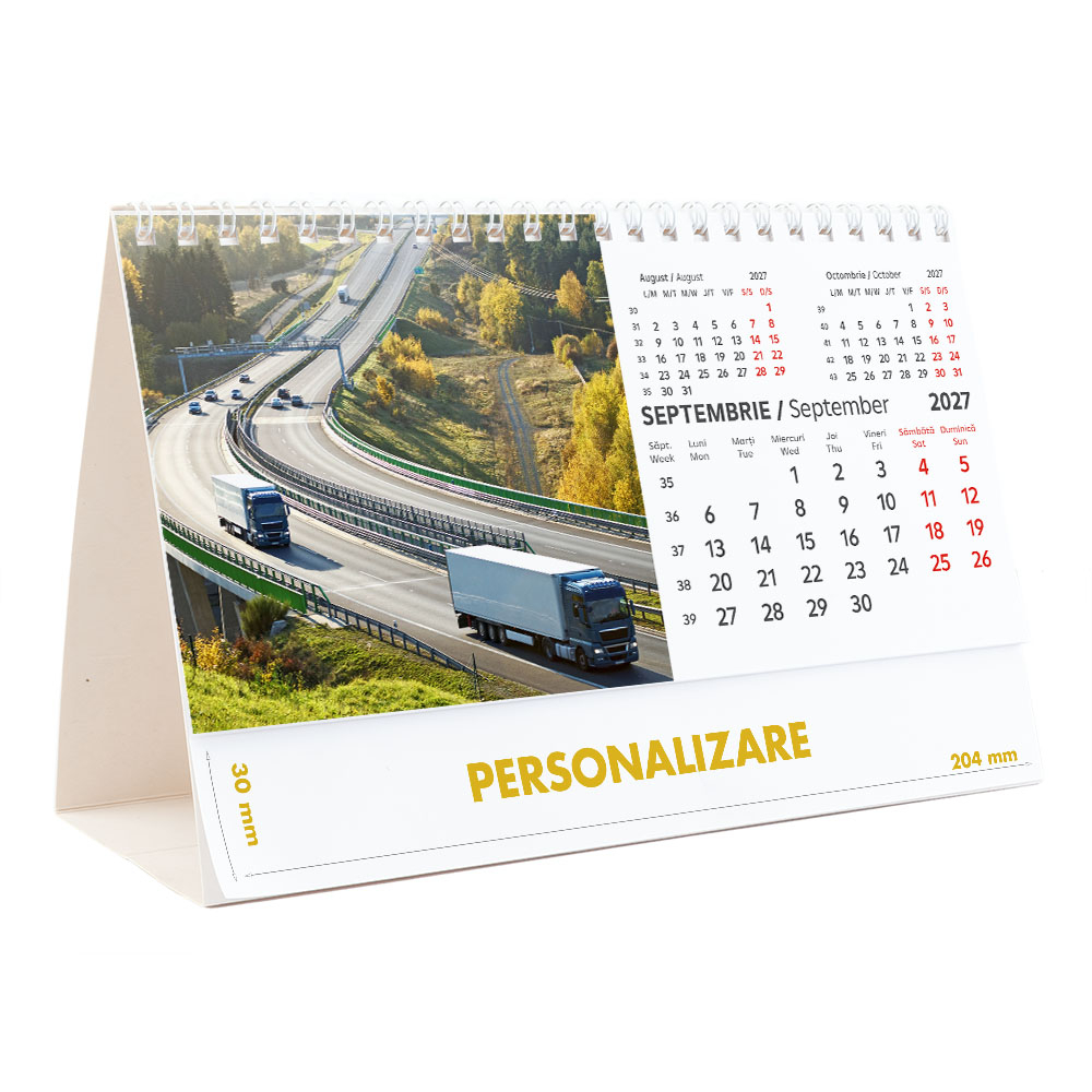 Calendar de birou Camioane, 12 file, CD [19]