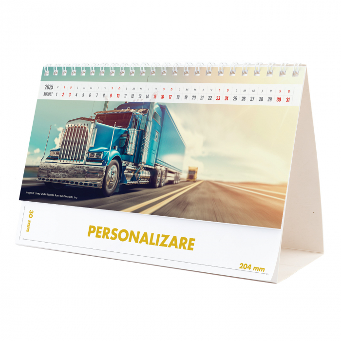 Calendar de birou Camioane, 12 file, CD [16]