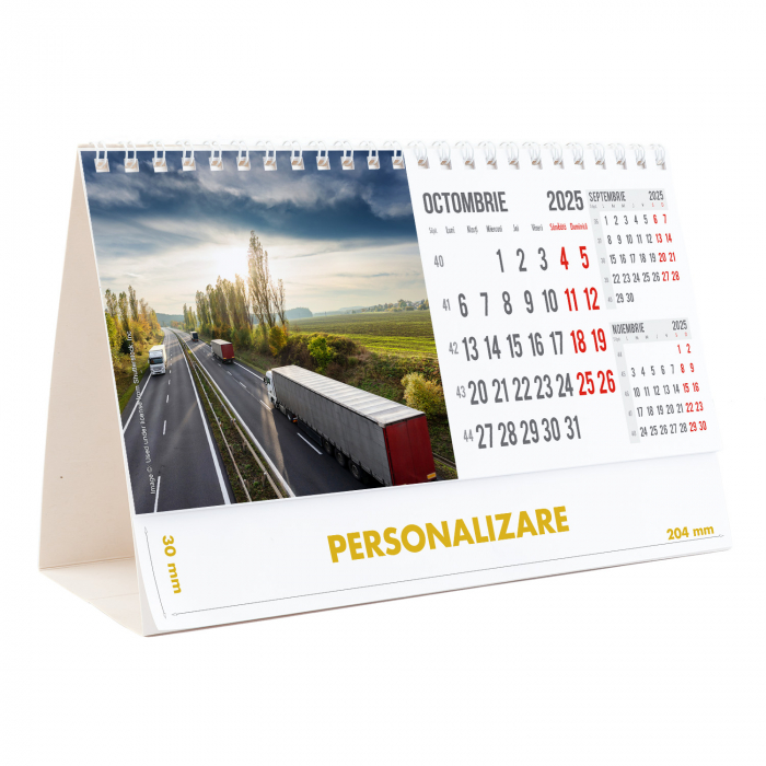 Calendar de birou Camioane, 12 file, CD [21]
