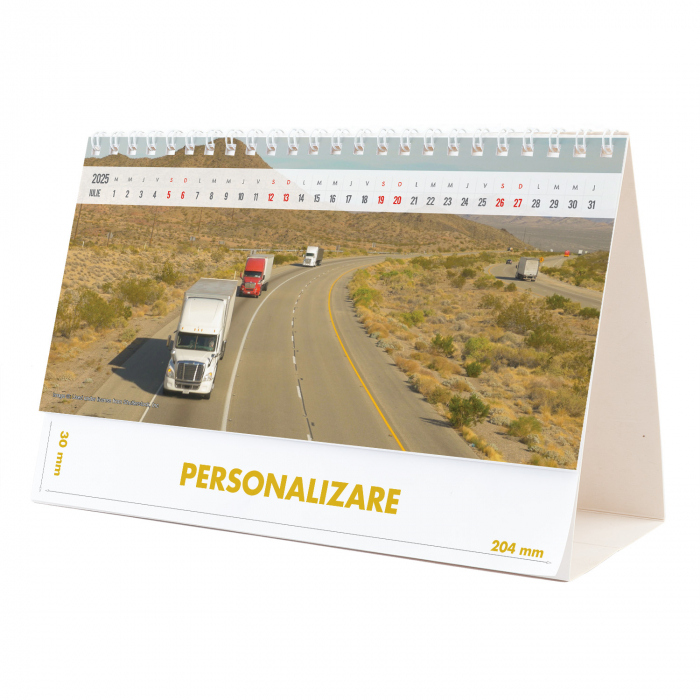 Calendar de birou Camioane, 12 file, CD [14]