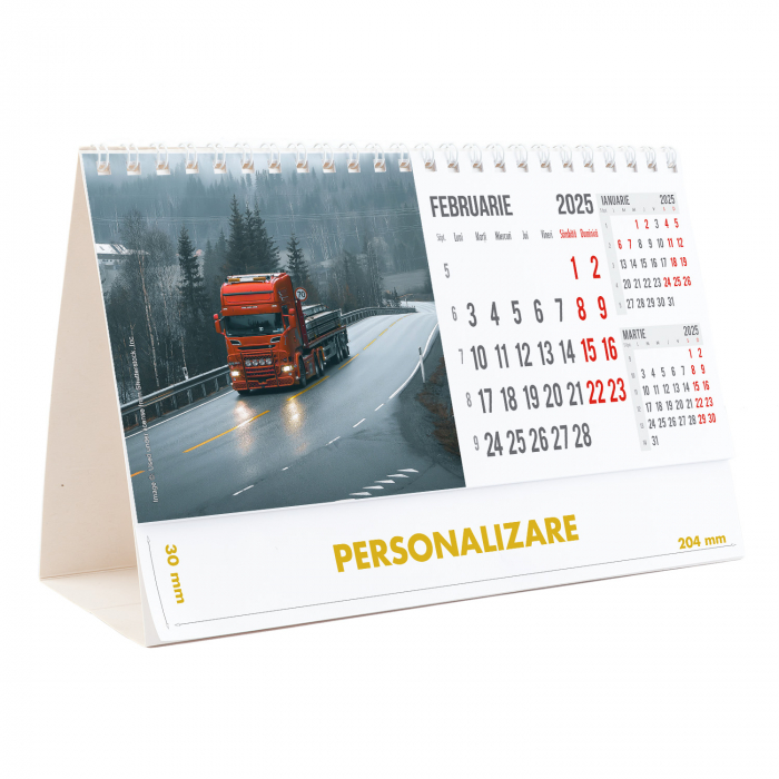 Calendar de birou Camioane, 12 file, CD [5]