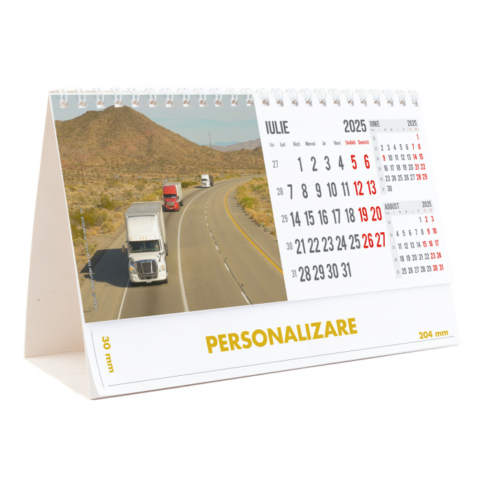 Calendar de birou Camioane, 12 file, CD [15]