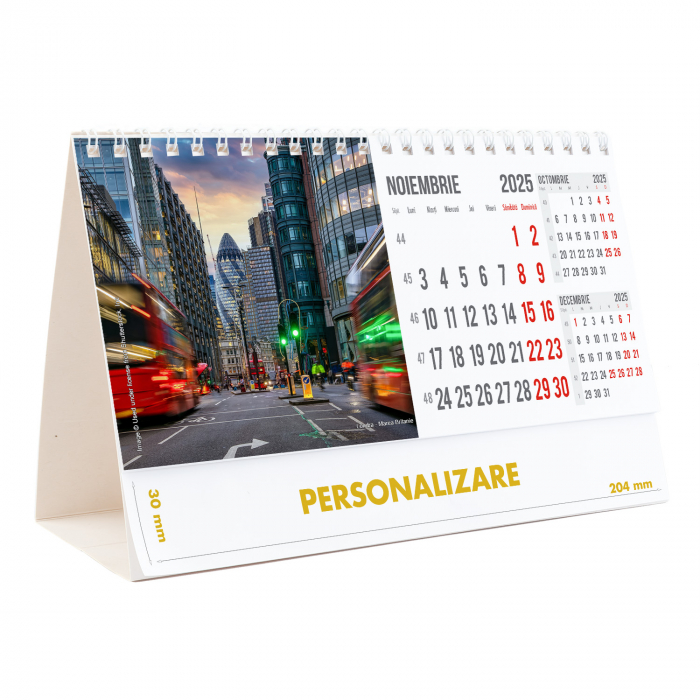 Calendar de birou Europa, 12 file, CD [23]