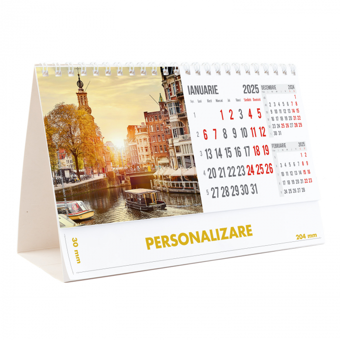 Calendar de birou Europa, 12 file, CD [3]