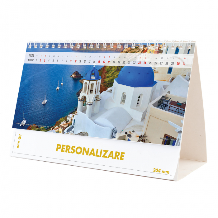 Calendar de birou Europa, 12 file, CD [16]