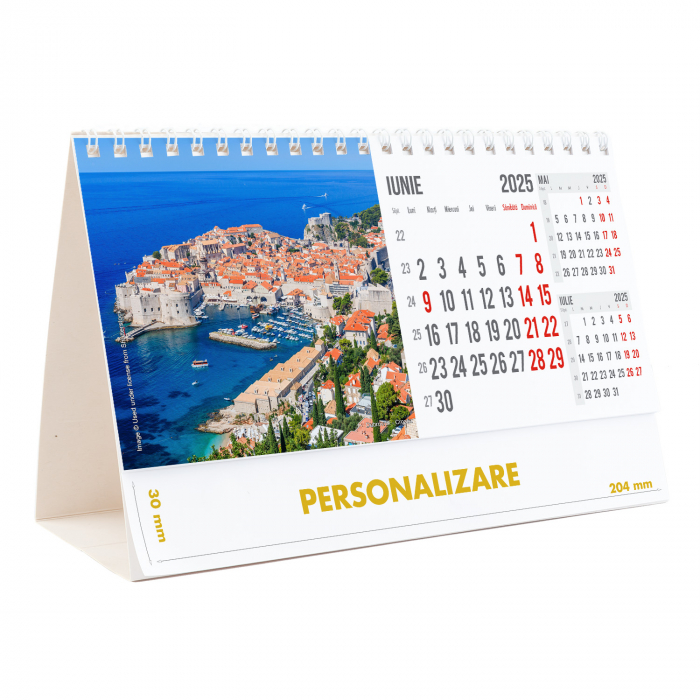 Calendar de birou Europa, 12 file, CD [13]