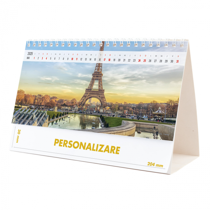 Calendar de birou Europa, 12 file, CD [10]