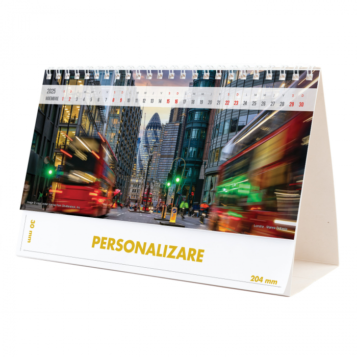 Calendar de birou Europa, 12 file, CD [22]