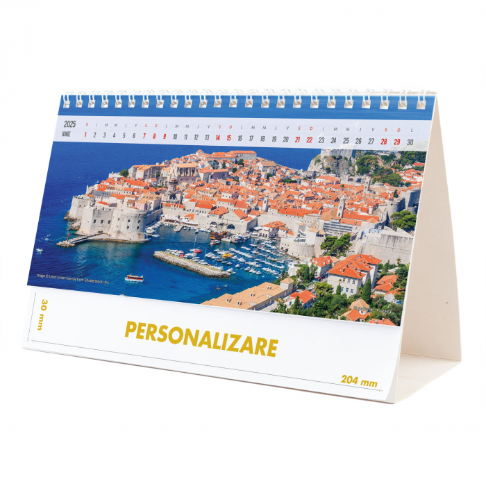 Calendar de birou Europa, 12 file, CD [12]