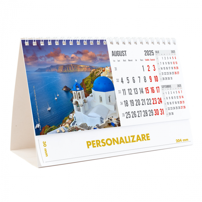 Calendar de birou Europa, 12 file, CD [17]