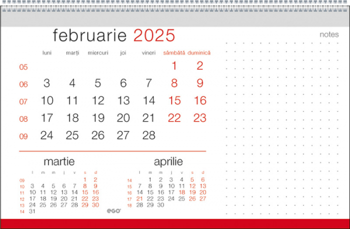 Calendar de birou Caro+, PVC, CA [4]