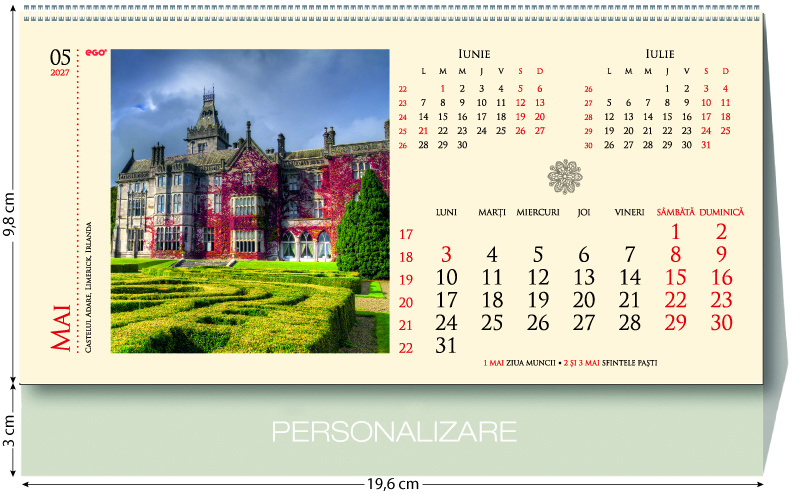Calendar de birou Castele.CA [2]