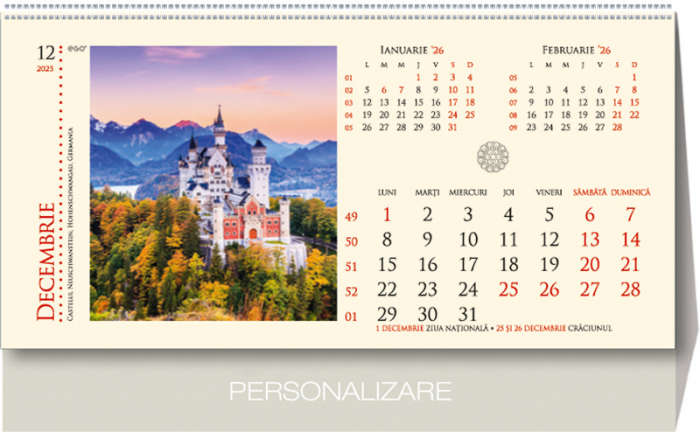 Calendar de birou Castele.CA [2]