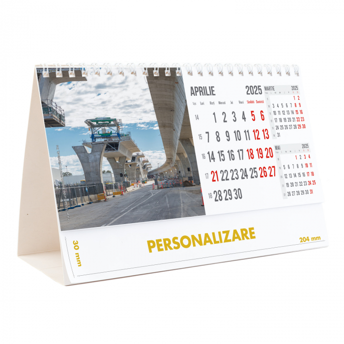Calendar de birou Constructii, 12 file, CD [9]