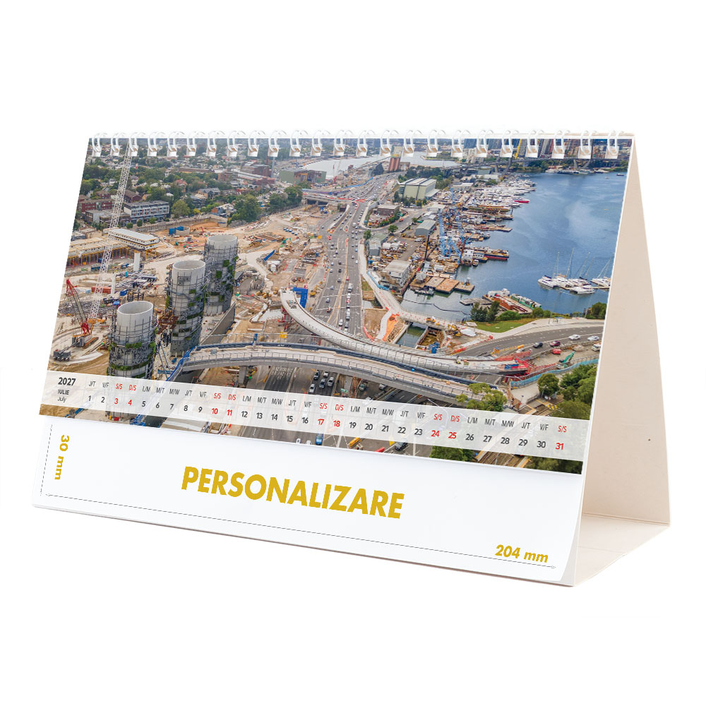 Calendar de birou Constructii, 12 file, CD [14]