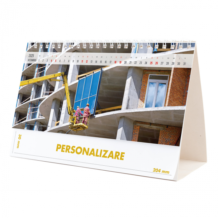 Calendar de birou Constructii, 12 file, CD [20]
