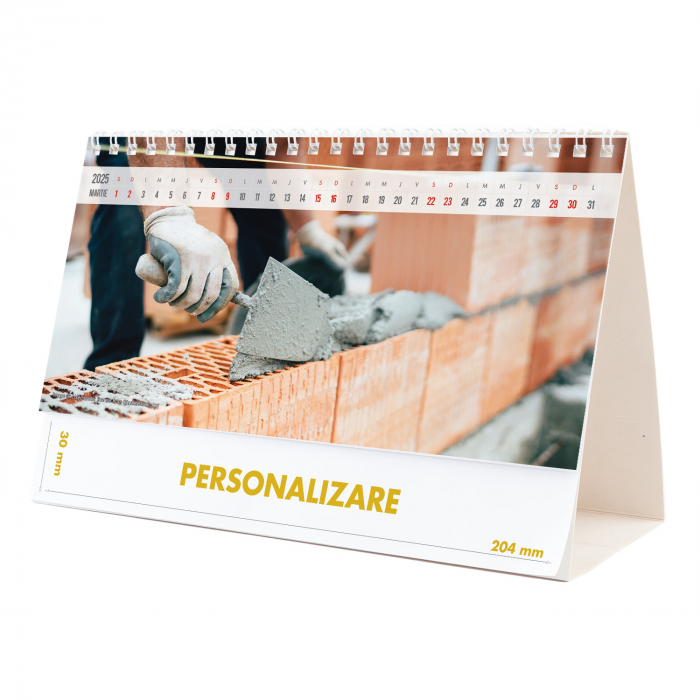 Calendar de birou Constructii, 12 file, CD [6]