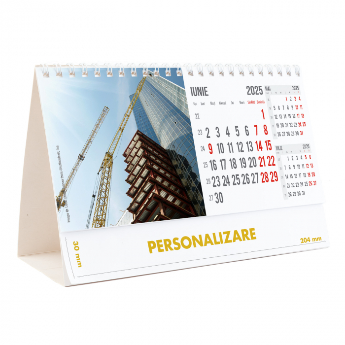 Calendar de birou Constructii, 12 file, CD [13]