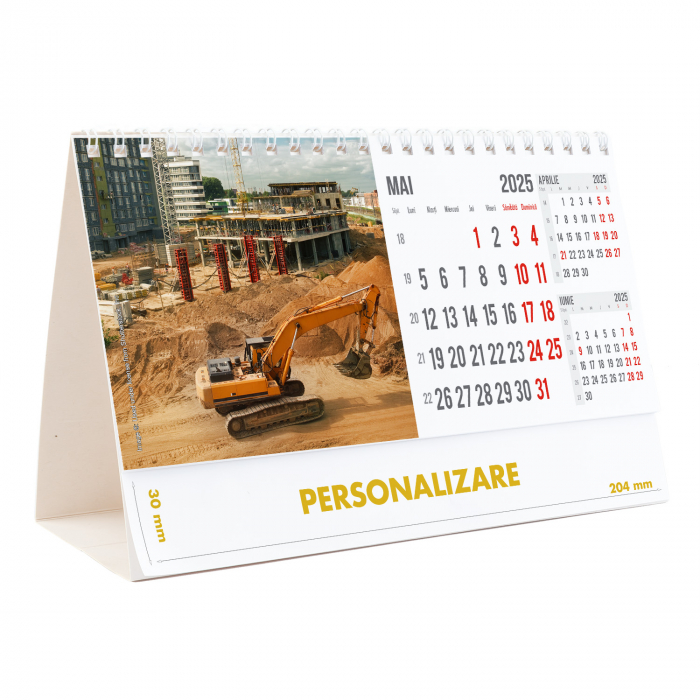 Calendar de birou Constructii, 12 file, CD [11]