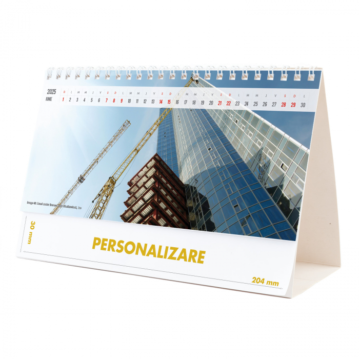 Calendar de birou Constructii, 12 file, CD [12]