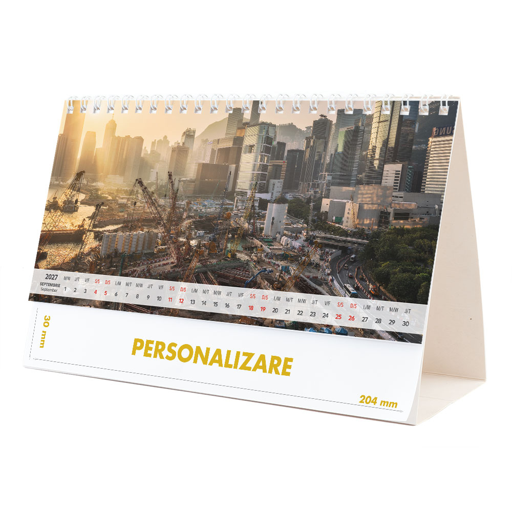 Calendar de birou Constructii, 12 file, CD [18]