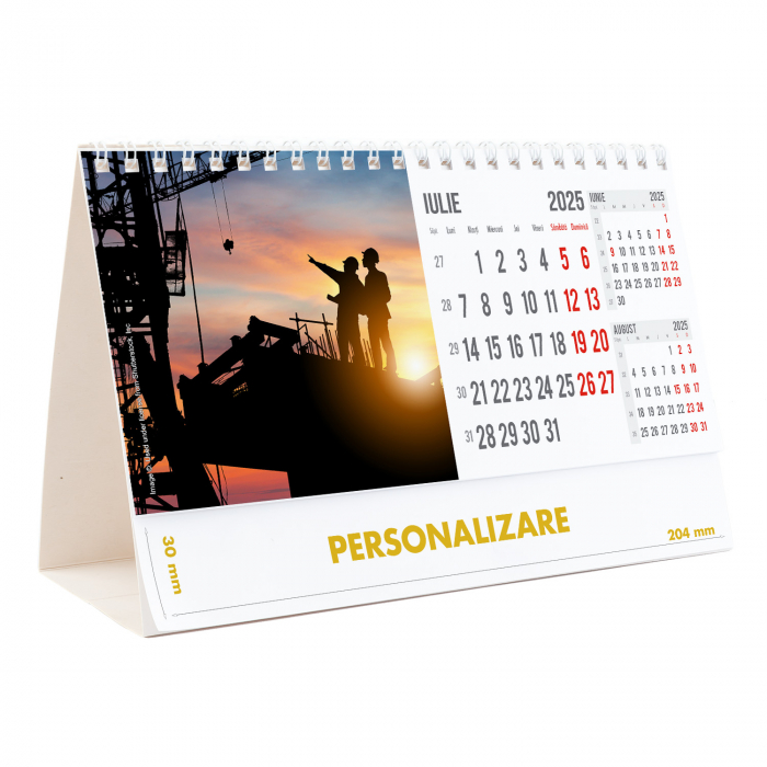 Calendar de birou Constructii, 12 file, CD [15]