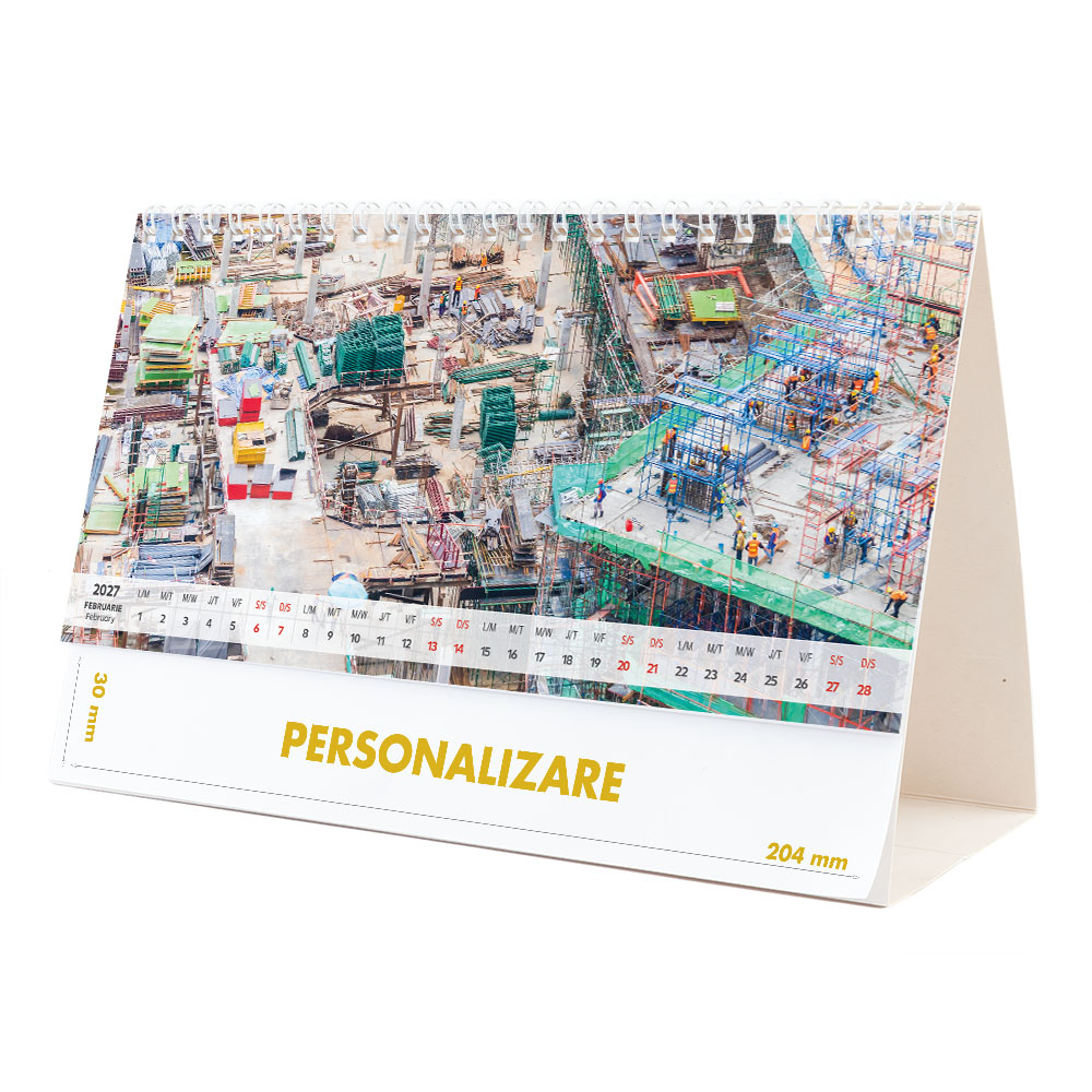 Calendar de birou Constructii, 12 file, CD [4]