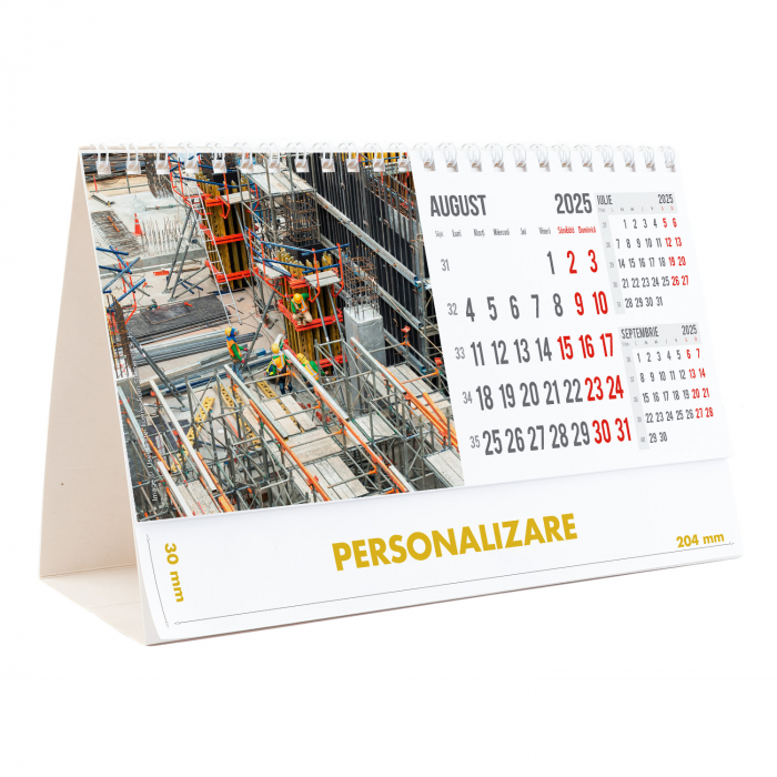 Calendar de birou Constructii, 12 file, CD [17]
