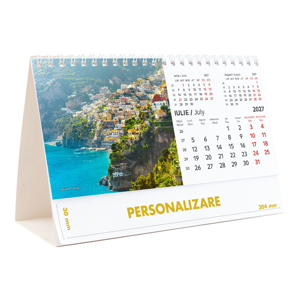 Calendar de birou Europa, 12 file, CD [15]