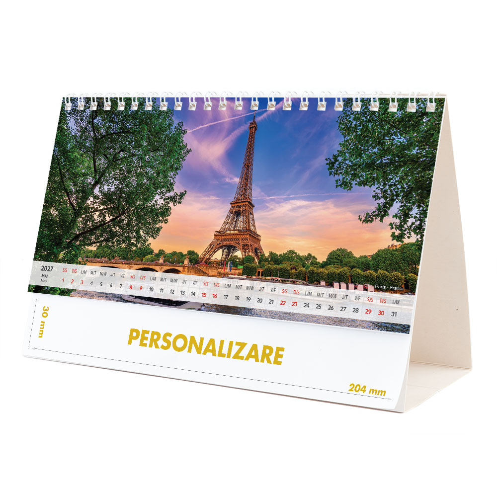 Calendar de birou Europa, 12 file, CD [10]