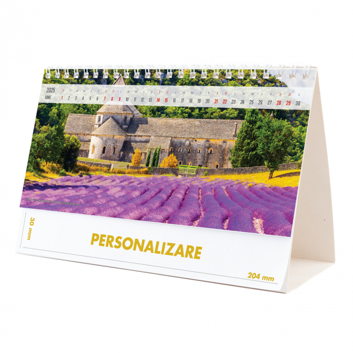 Calendar de birou Peisaje, 12 file, CD [12]