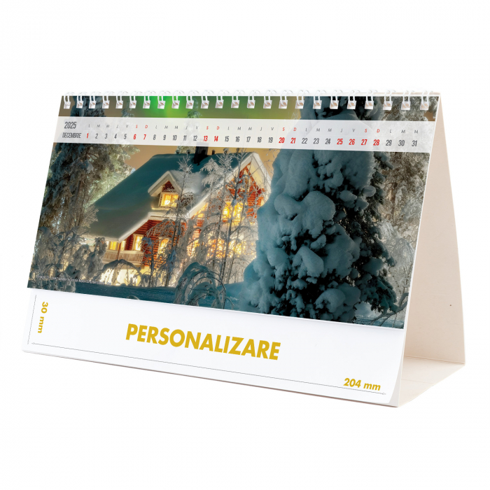 Calendar de birou Peisaje, 12 file, CD [24]