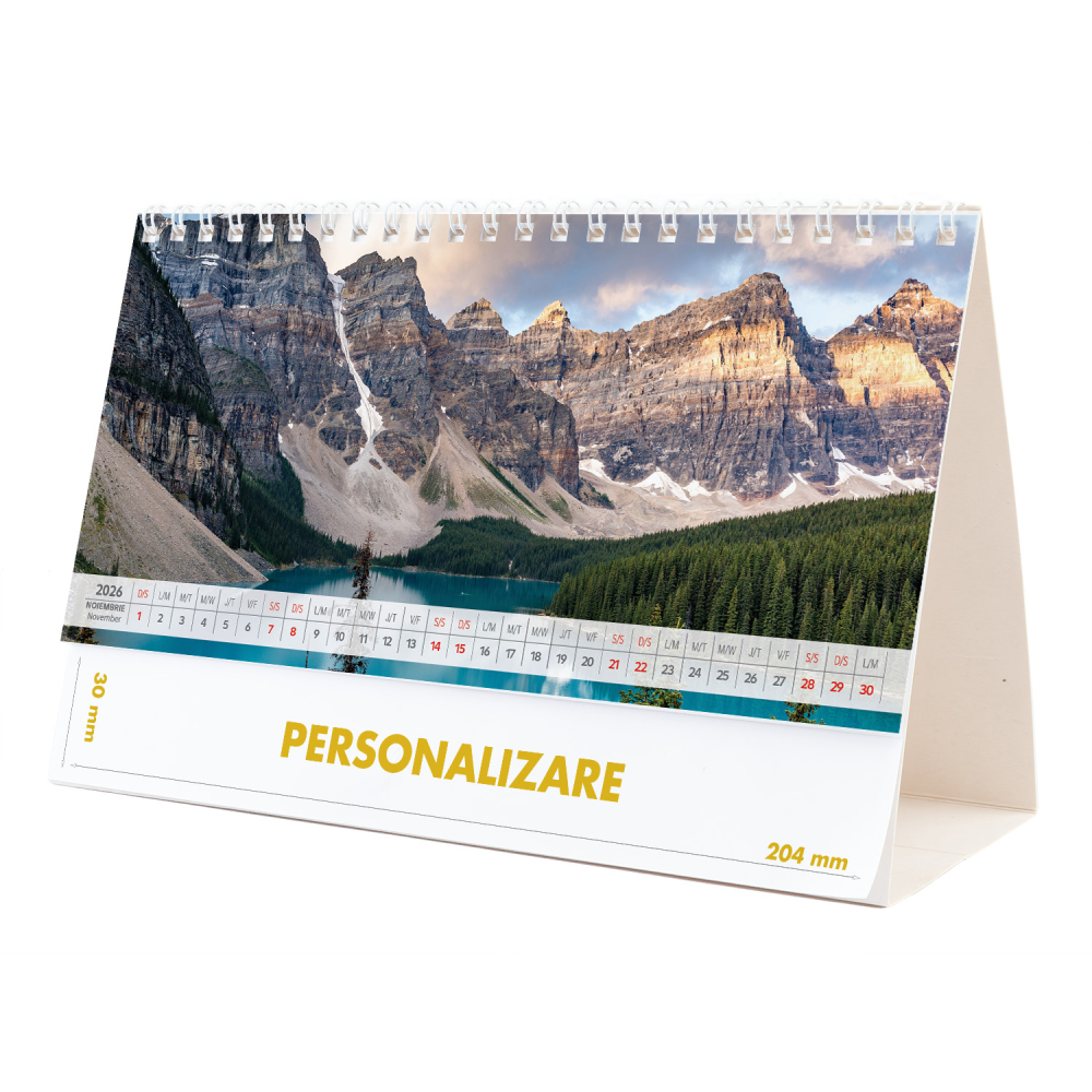 Calendar de birou Peisaje, 12 file, CD [22]