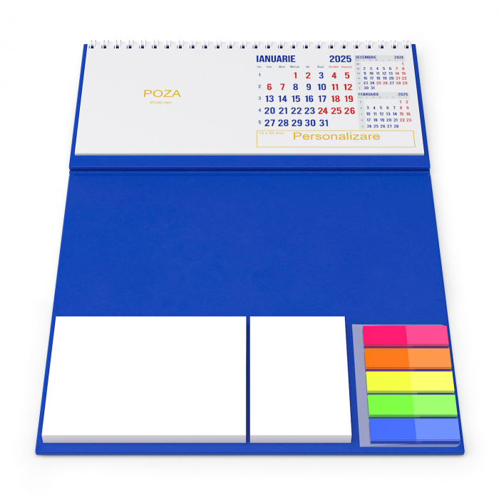 Calendar de birou personalizat, notite, Clasic2 [4]