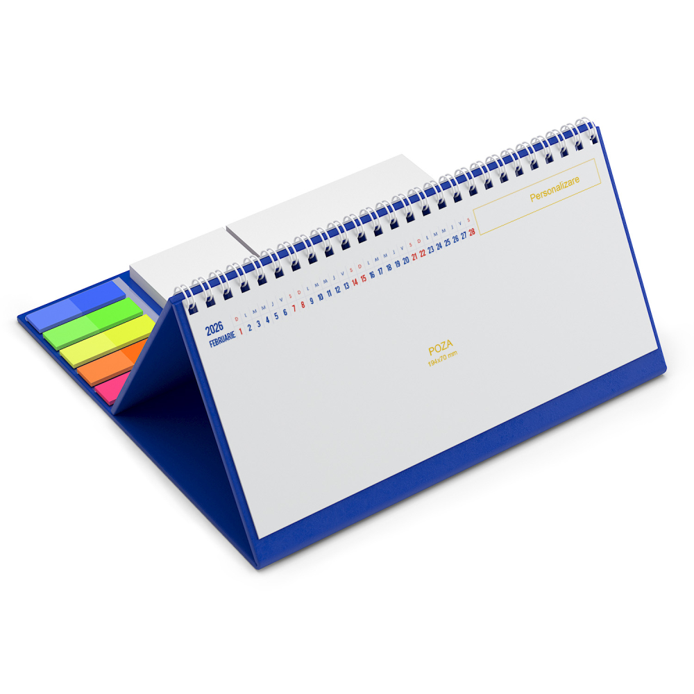 Calendar de birou personalizat, notite, Clasic2 [10]