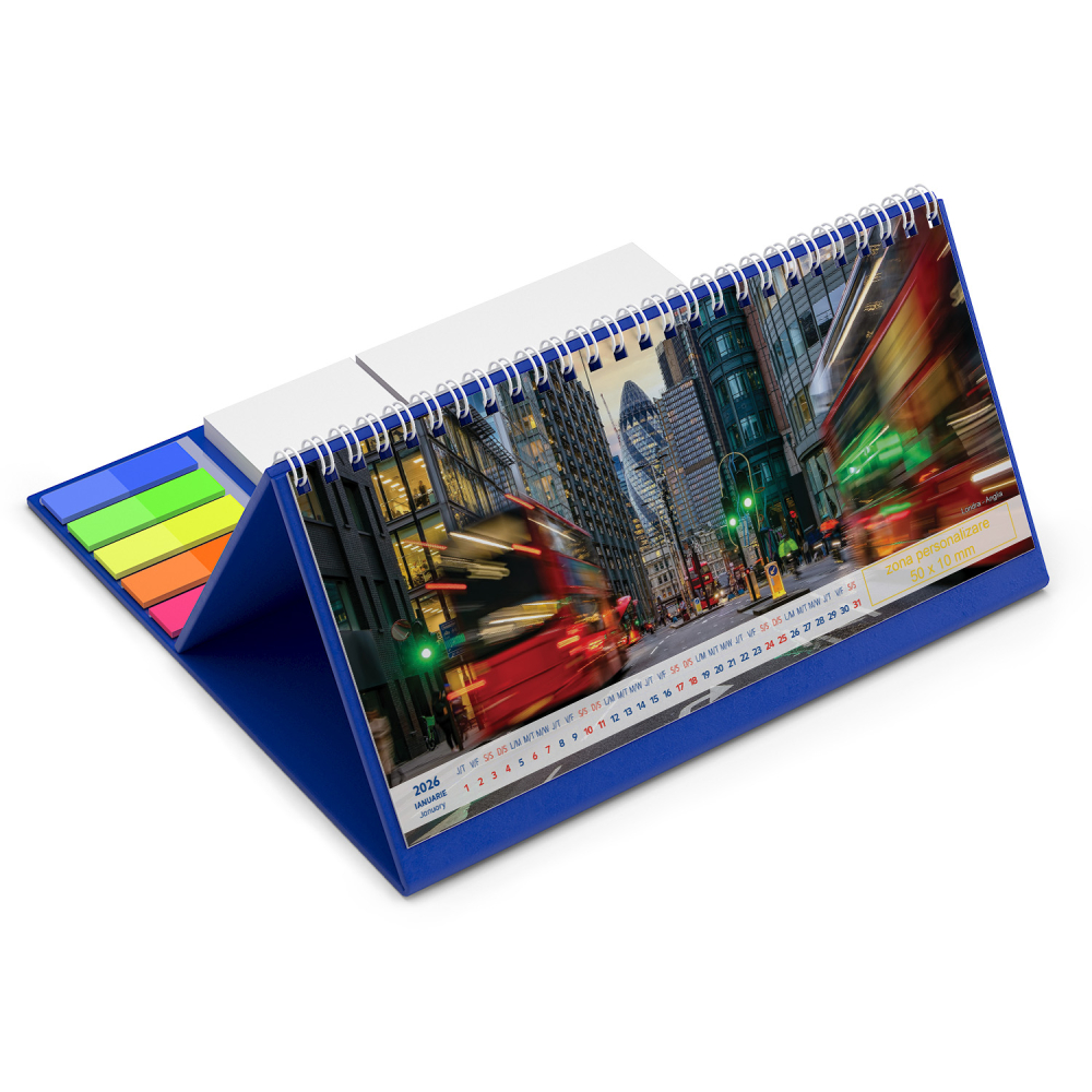 Calendar de birou personalizat, notite, Europa [3]