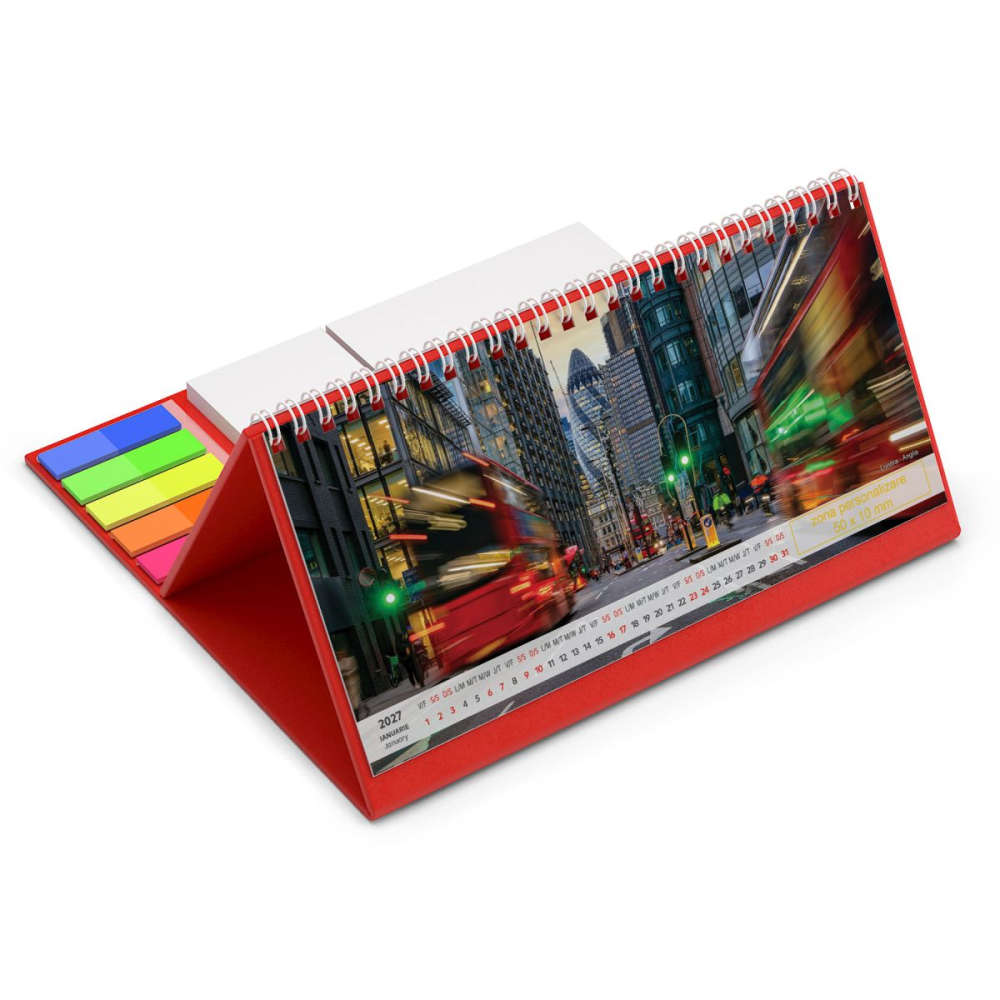Calendar de birou personalizat, notite, Europa [6]