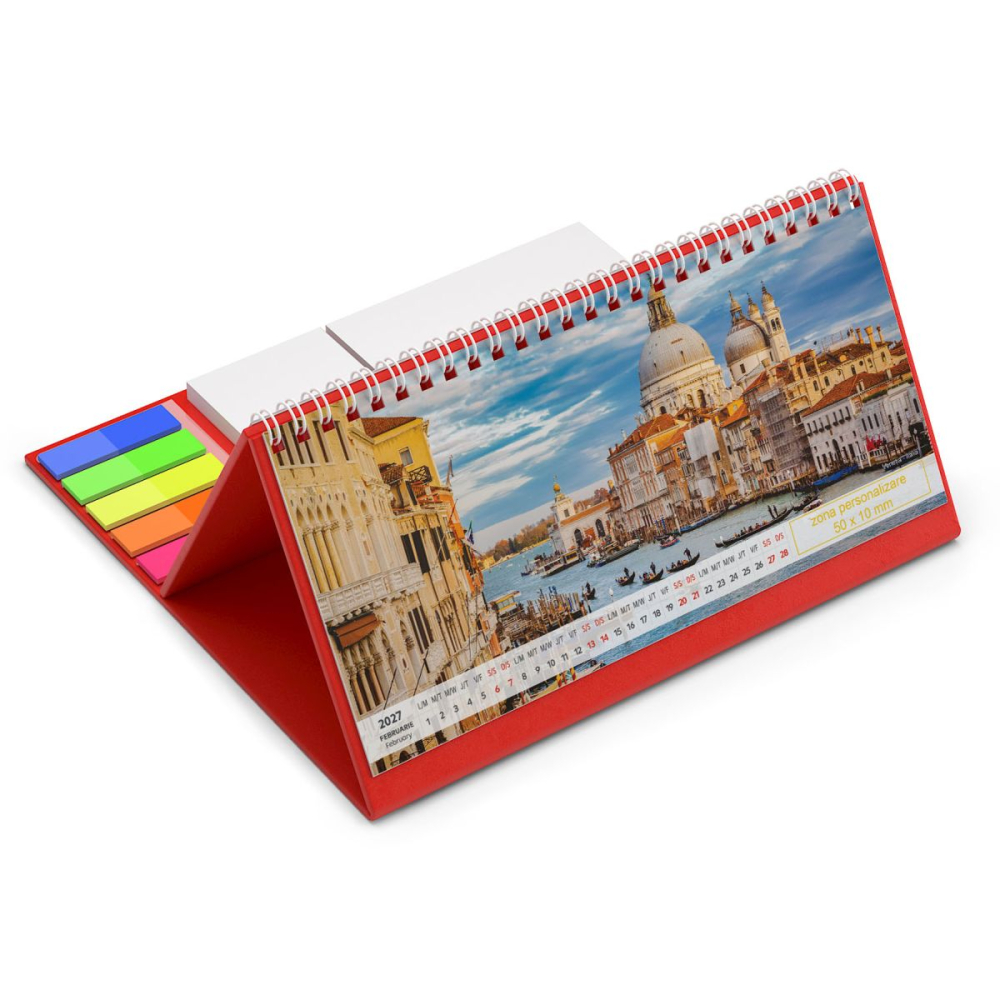 Calendar de birou personalizat, notite, Europa [8]