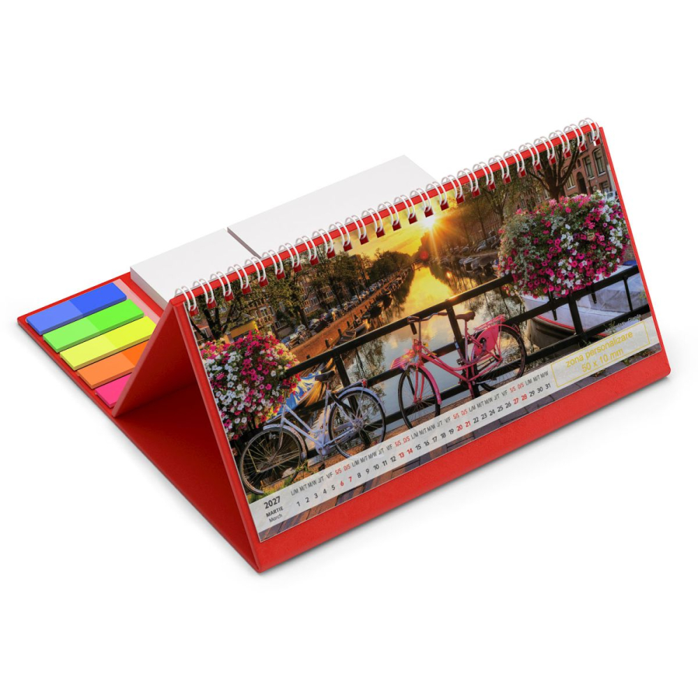 Calendar de birou personalizat, notite, Europa [10]