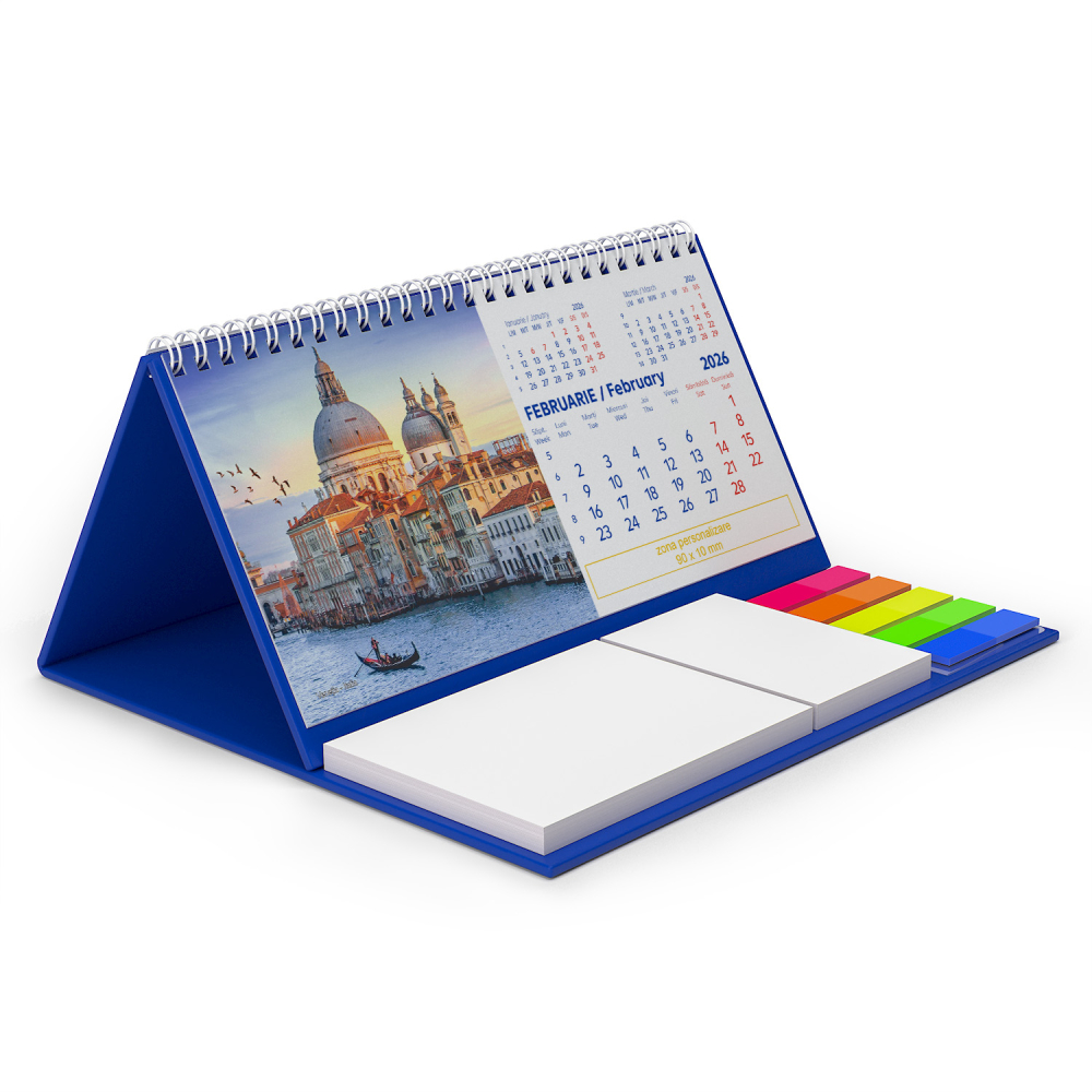 Calendar de birou personalizat, notite, Europa [6]