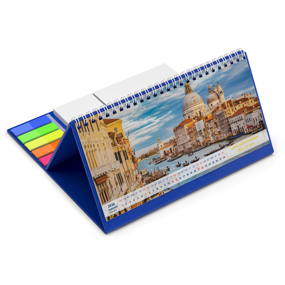 Calendar de birou personalizat, notite, Europa [5]