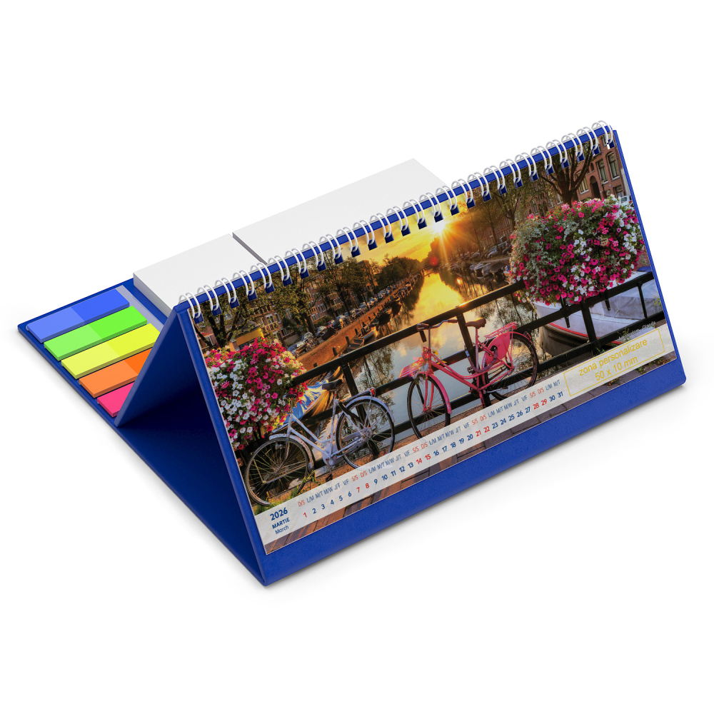 Calendar de birou personalizat, notite, Europa [7]