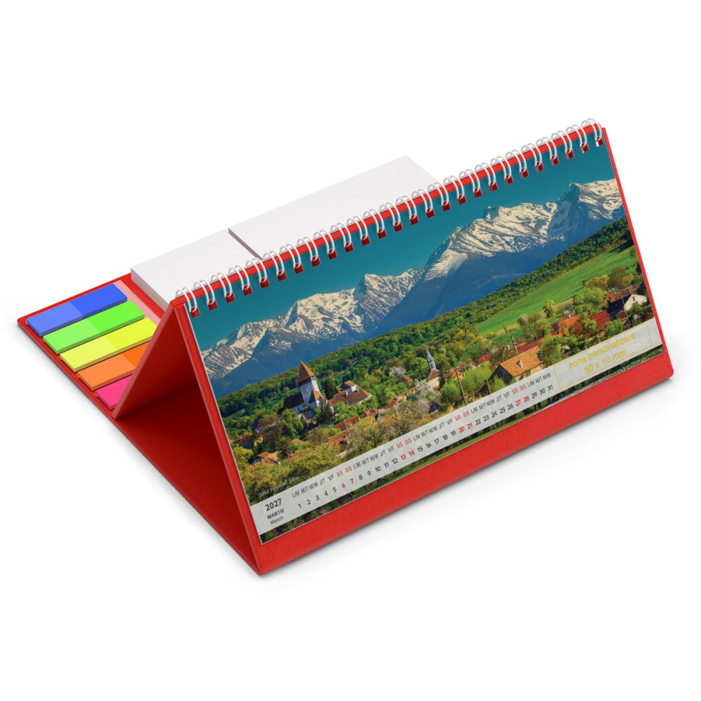 Calendar de birou personalizat,notite,Romania Comori Nepretuite [10]