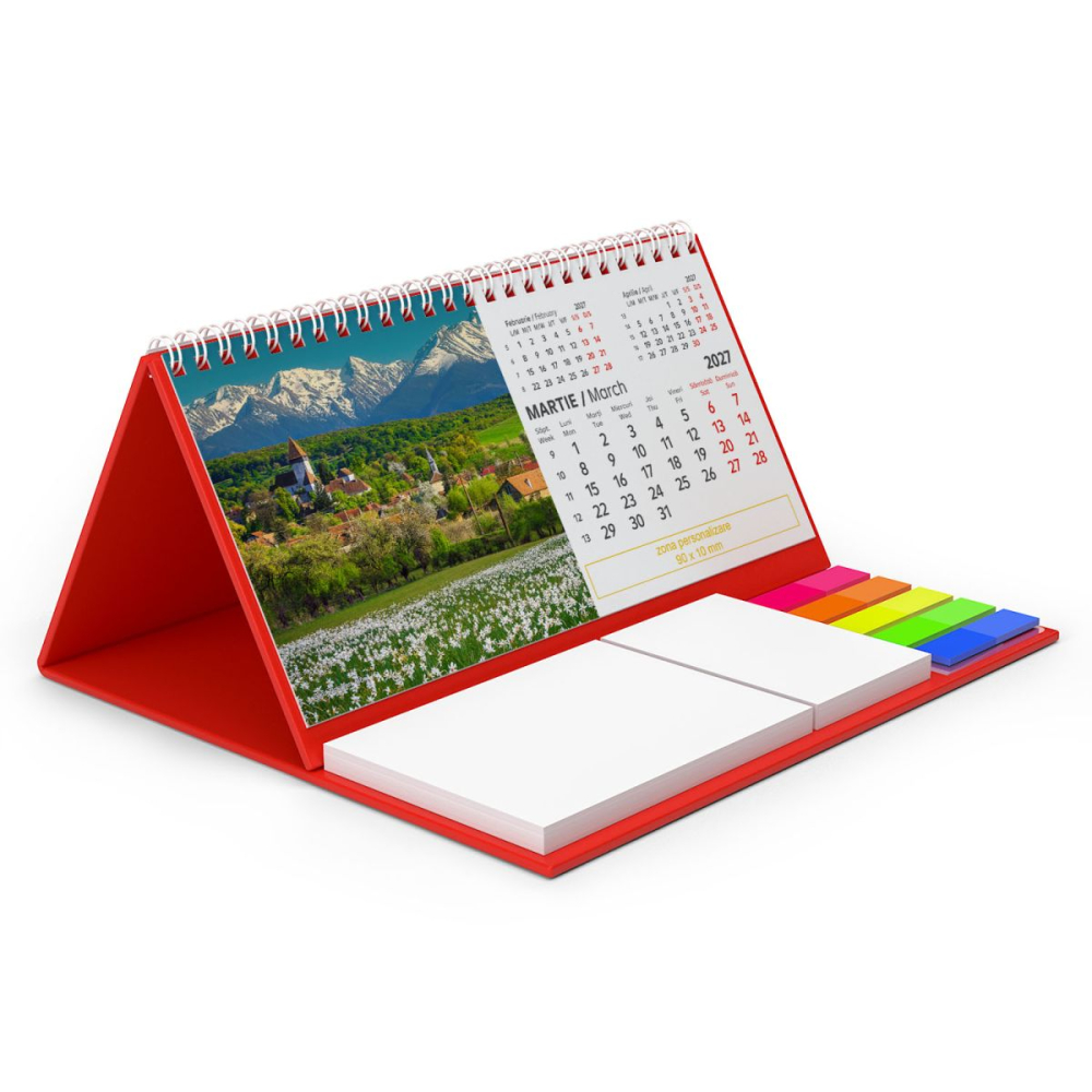 Calendar de birou personalizat,notite,Romania Comori Nepretuite [11]
