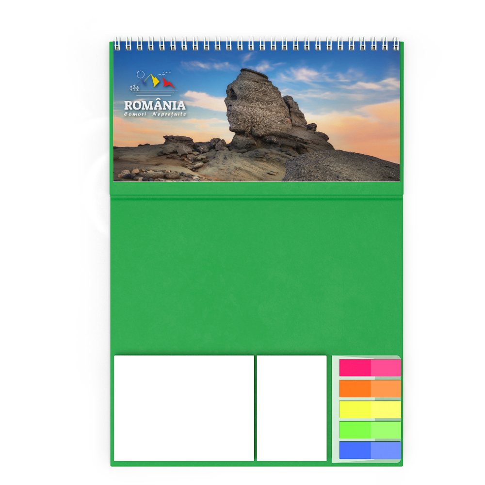 Calendar de birou personalizat,notite,Romania Comori Nepretuite [9]