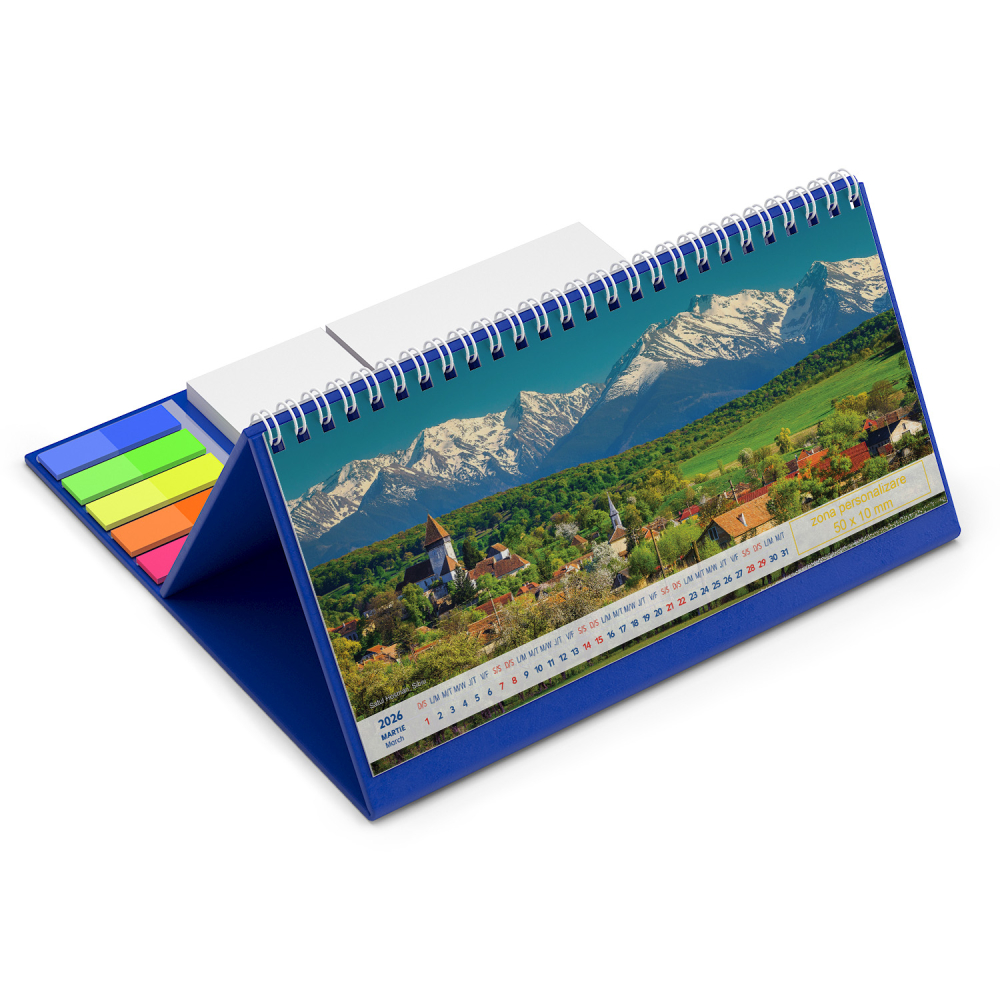 Calendar de birou personalizat,notite,Romania Comori Nepretuite [6]